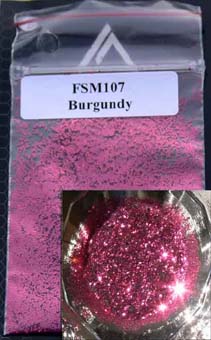 GPI FLAKES BURGUNDY( MEDIUM) 4OZ - KCFSM107 